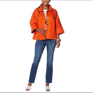 MarlaWynne Canvas Drama RED Jacket
with Pockets